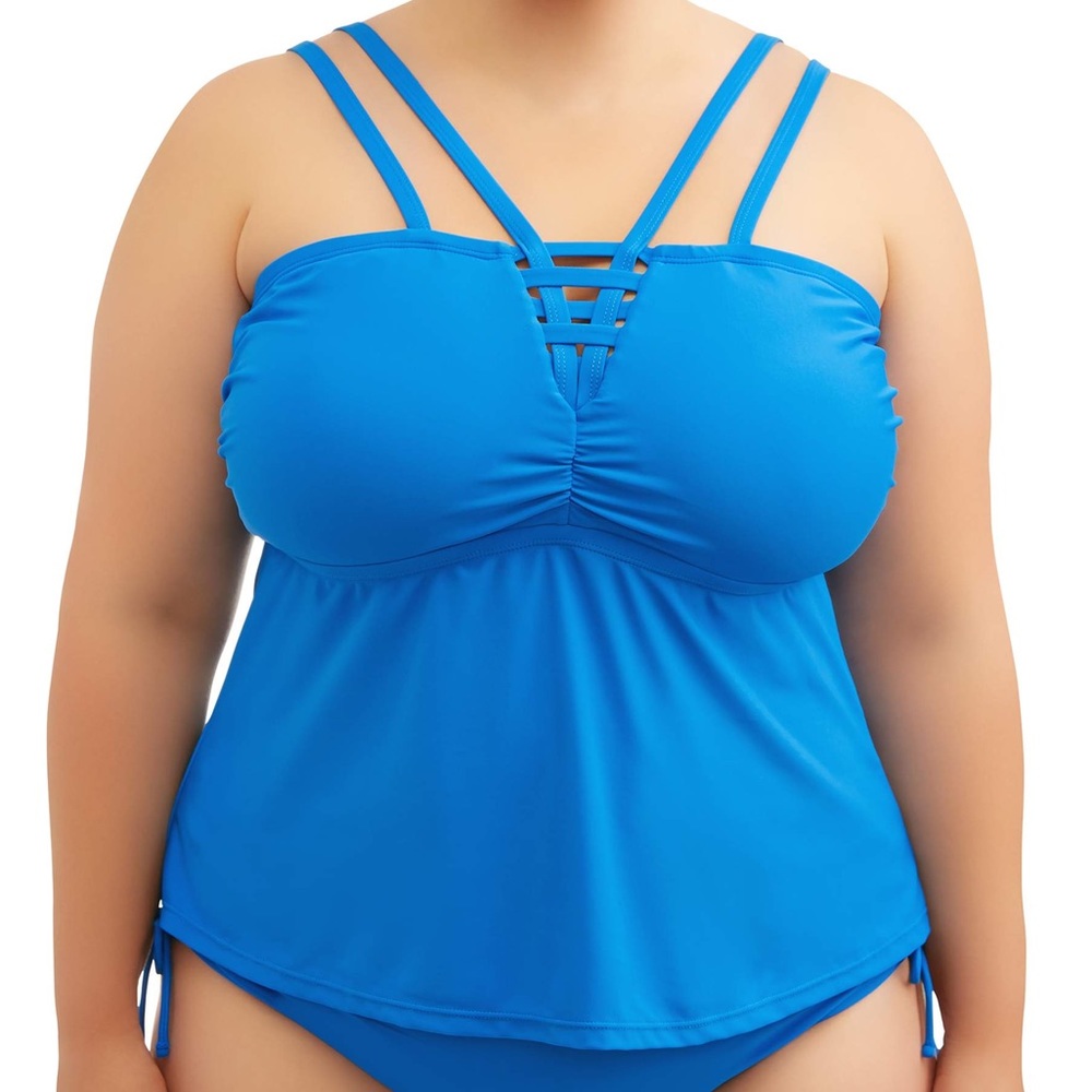 Blue tankini